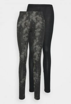 Angebote ✨ Even&Odd Damen 2 PACK - Leggings - Hosen - Black ❤️